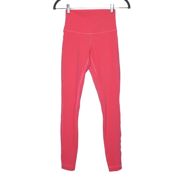 LULULEMON Align High-Rise Pant 28" Pale Raspberry Stretch Yoga Active Women's 4 - Picture 1 of 11